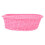 Storage Basket Fruits Round Pink Plastic 1Pcs 7