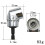105° Right Angle Drill Adapter Screwdriver Tool 2