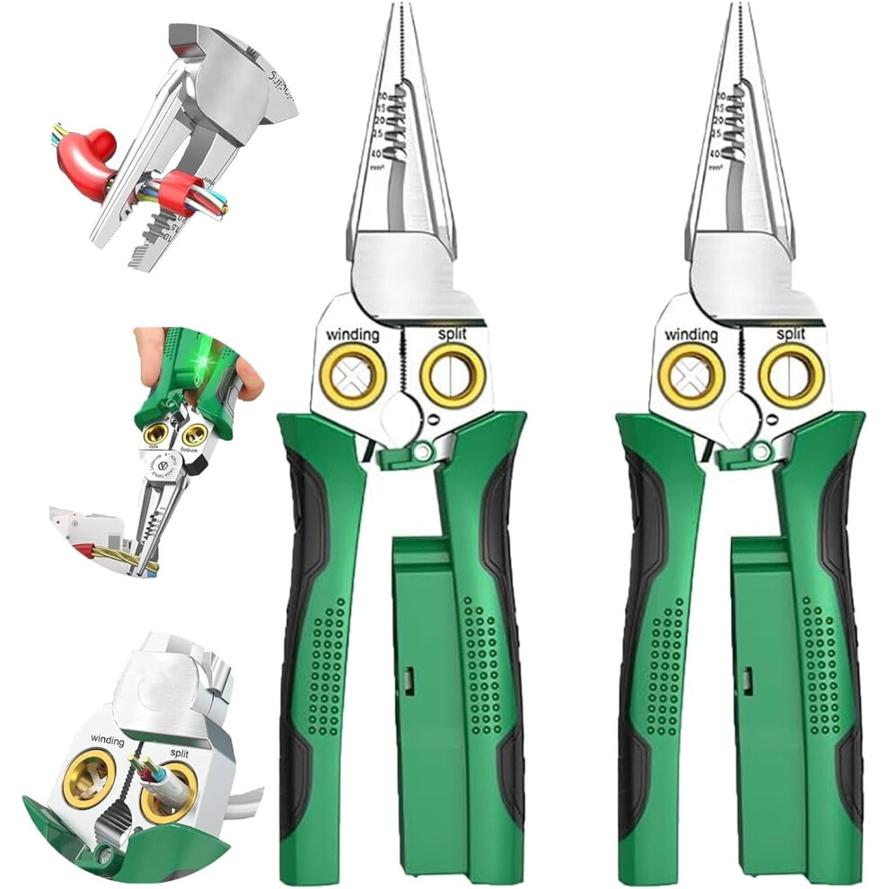 Wire Stripper Twister With Voltage Tester And Pliers 1Pc 902370212789