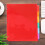 GooHochy 6pcs Tabbed Three-ring Binder Dividers for Students and Professionals 4
