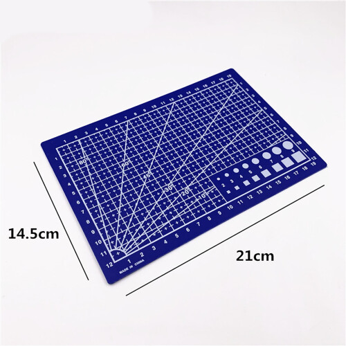 A5 PVC Cutting Mat Double-Sided Gridded Craft Rotary Mat for Fabric Sewing DIY Projects 2