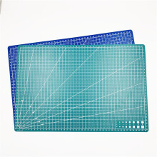 A5 PVC Cutting Mat Double-Sided Gridded Craft Rotary Mat for Fabric Sewing DIY Projects