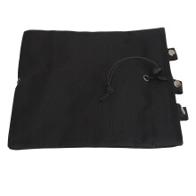 Black Oxford Drawstring Pouch Large 29x26x3cm for Hiking Cycling Camping
