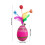 Roly-Poly Cat Toy with Feather and Bell Egg-Shaped 2