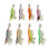 8pcs Shrimp Lures 3.0#/3.5# Silicone 10cm/12cm 2