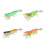 8pcs Shrimp Lures 3.0#/3.5# Silicone 10cm/12cm 5