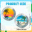 Beach Refrigerator Magnets 4 Pack 3