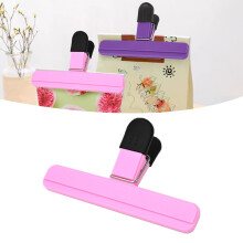 Chip Bag Clips, 6.1", Light Pink – Heavy-Duty Tight Seal Grip, Compatible with Chips & Food Bags