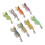 8pcs Shrimp Lures 3.0#/3.5# Silicone 10cm/12cm 8