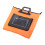 48L EVA Folding Fish Bucket Waterproof Camping Container Orange 13