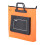 48L EVA Folding Fish Bucket Waterproof Camping Container Orange 14