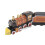 Windup Train Toy Tinplate - Handmade Model 9