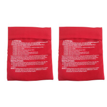Red Microwave Oven Baked Bags Potatoes Corn Sweet Potato Heating Tools Reusable Microwave Oven Potato Cooking Bags Kitchen Tools