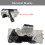 Car AC Control Switch Panel for Nissan Versa 2007-2011 OE:27510-ED50A, HVAC Control Module Button Assembly -black 5