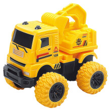 Construction Trucks Toys, Kids Construction Vehicles, Sandbox Toys Playset for Boys Girls, Pull Back Cars Excavator Tractor Bulldozer Gifts for Kids