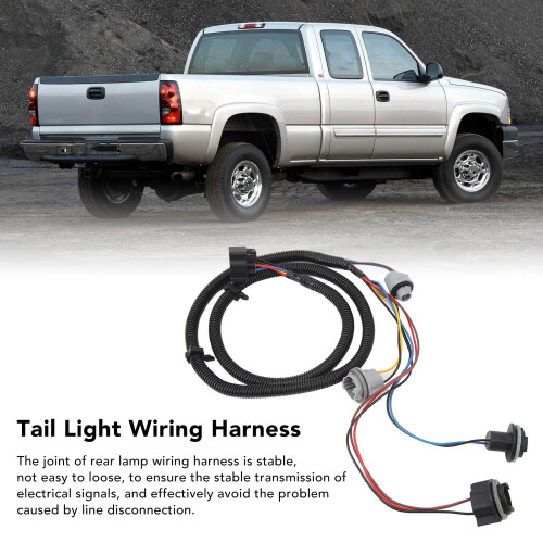 Left Side Tail Light Wiring Harness for Silverado 1500/2500/3500 2003-2007 2