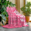 Pink Rose Print Soft Throw Blanket 50x60 inches 5