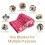 Pink Rose Print Soft Throw Blanket 50x60 inches 8