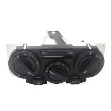 Car AC Control Switch Panel for Nissan Versa 2007-2011 OE:27510-ED50A, HVAC Control Module Button Assembly -black