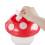 Mushroom Themed Trash Container For Bedroom White 1Pack 7.5In 5
