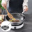 Stainless Wok Nonstick Round Bottom Easy to Clean 1Pack 6