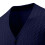 Ανδρικό Μονόχρωμο Πλεκτό Ζακέτα με V-Neck, Σχέδιο Ζακάρ, Μακρυμάνικο Πουλόβερ, 5