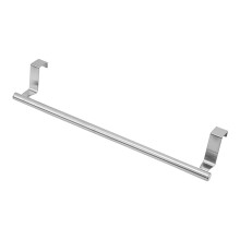 Porte-serviettes suspendu en acier inoxydable perforé, 4 couleurs, barre porte-serviettes magnétique à ventouse pour porte de placard,