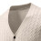 Ανδρικό Μονόχρωμο Πλεκτό Ζακέτα με V-Neck, Σχέδιο Ζακάρ, Μακρυμάνικο Πουλόβερ, 6