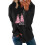 Women's Christmas Print Hoodie Fleece Pullover 6