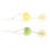 2Pcs Tiny Hamster Hats with Adjustable Strap for Small Pets, 4x3.2cm 9