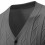 Ανδρικό Μονόχρωμο Πλεκτό Ζακέτα με V-Neck, Σχέδιο Ζακάρ, Μακρυμάνικο Πουλόβερ, 5