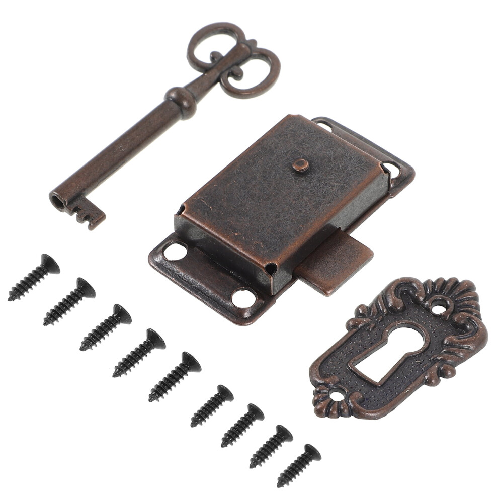 Frcolor Antique Furniture Lock Vintage Cabinet With Key Pantry Rack Baby 9327961839021