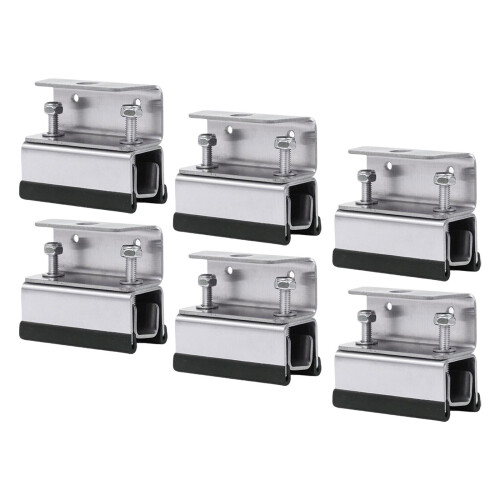 Roof Rack Mount Kit High Performance Directly Replace Van Roof Rack Brackets Single Hole 6pcs Set 1