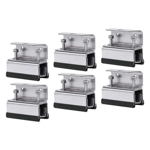 Roof Rack Mount Kit High Performance Directly Replace Van Roof Rack Brackets Single Hole 6pcs Set 2
