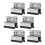 Roof Rack Mount Kit High Performance Directly Replace Van Roof Rack Brackets Single Hole 6pcs Set 4