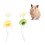 2Pcs Tiny Hamster Hats with Adjustable Strap for Small Pets, 4x3.2cm 15