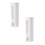 Wall-Mounted Plastic Bag Dispenser for Kitchen/Pantry – Holds 50+ Bags, Space-Saving, Durable White Polypropylene 1