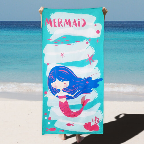 Double-Sided Velvet Microfiber Beach Towel