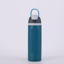 304 Stainless Steel Fitness Sports Vacuum Bottle with handle and straw, Large Capacity Macaron Thermal Mug/16/19/24/32oz