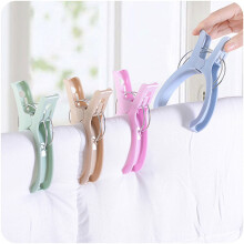 2-Pack Extra Large Clothes Pins, Heavy Duty Plastic Laundry Clips Compatible with Blankets, Towels & Beach Items