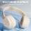 Jacenvly Bluetooth headphones wireless wired noise reducing 2