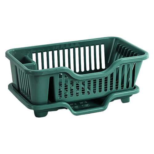 Medium Kitchen Bowl & Chopstick Storage Rack with Drain Tray – Compatible with Dish Strainers