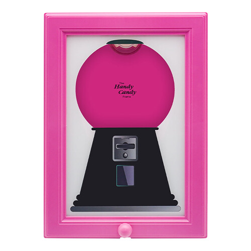Pink Candy Frame Dispenser Wall or Table Display