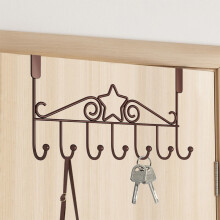 Heavy-Duty Over-Door Hook Rack – No Drill, Rust-Resistant Steel, U-Shaped Hooks for Bedroom/Bathroom/Closet – Fits Most Doors