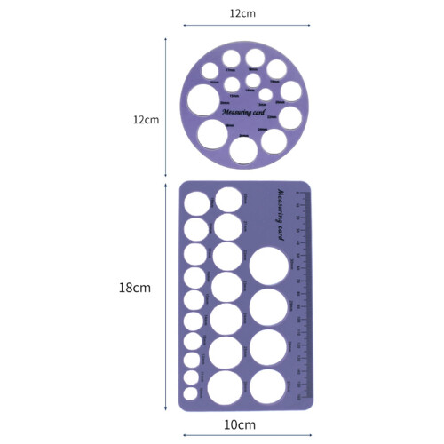 Silicone Measuring Ruler for Breast Shields and Bottle 2