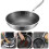 Stainless Wok Nonstick Round Bottom Easy to Clean 1Pack 1