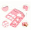 2pcs/1pc Multi Purpose Silicone Measuring Ruler For Breast Shield And Bottle Nipples With Clear Millimeter Scale Guide 8