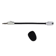 Flexible Noise Reductions Gaming Microphone 3.5mm Plugs Suitable for Select Model Wireless Headsets And Laptops