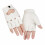 Fingerless Motorcycle Gloves PU Leather Punk Style 4