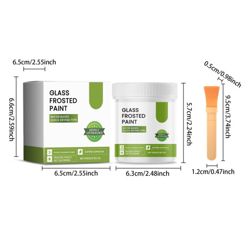Matte Frosted Glass Lacquer UV Protection Waterproof 2